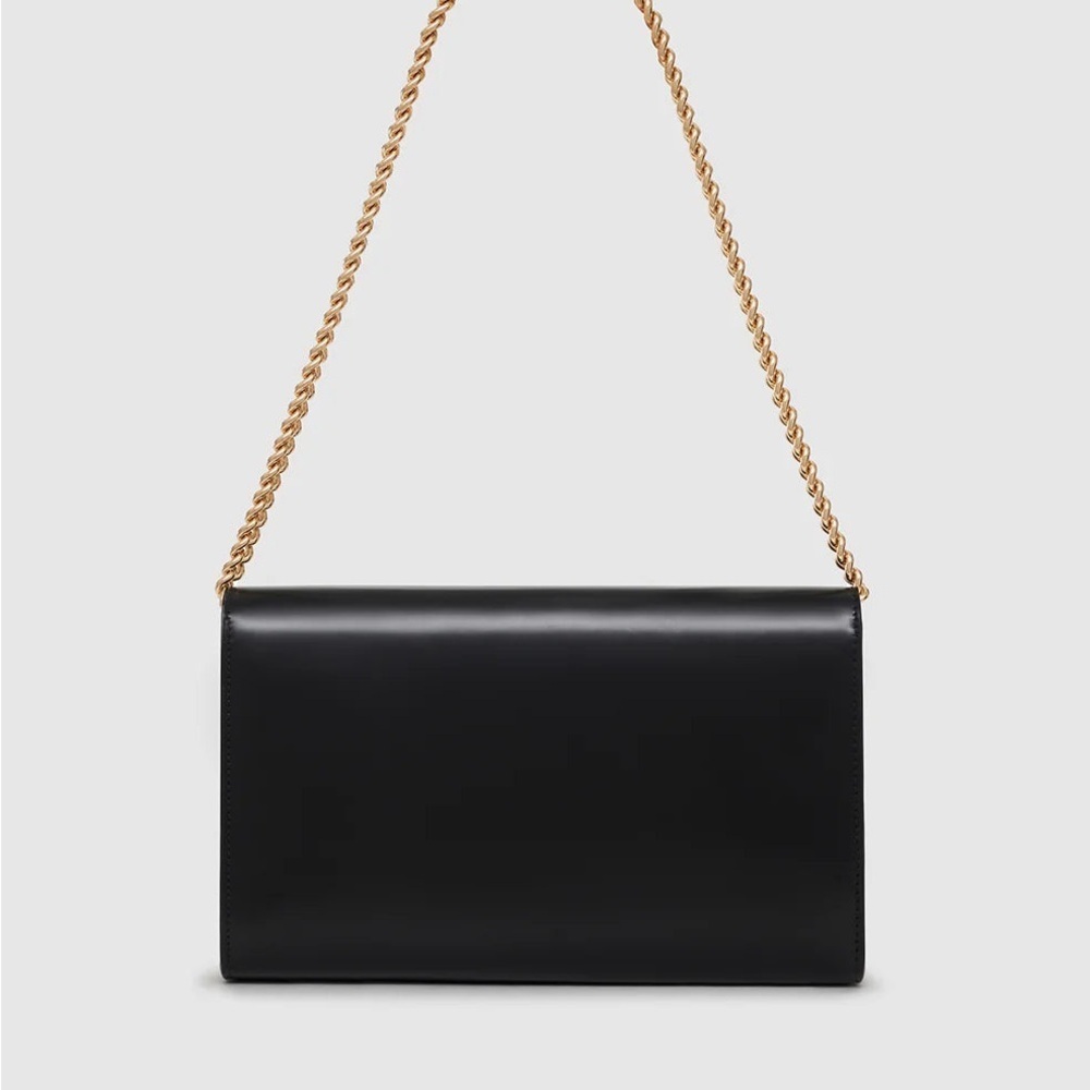 Anine Bing Elly Clutch - High-Shine Black - Picture 3 of 7
